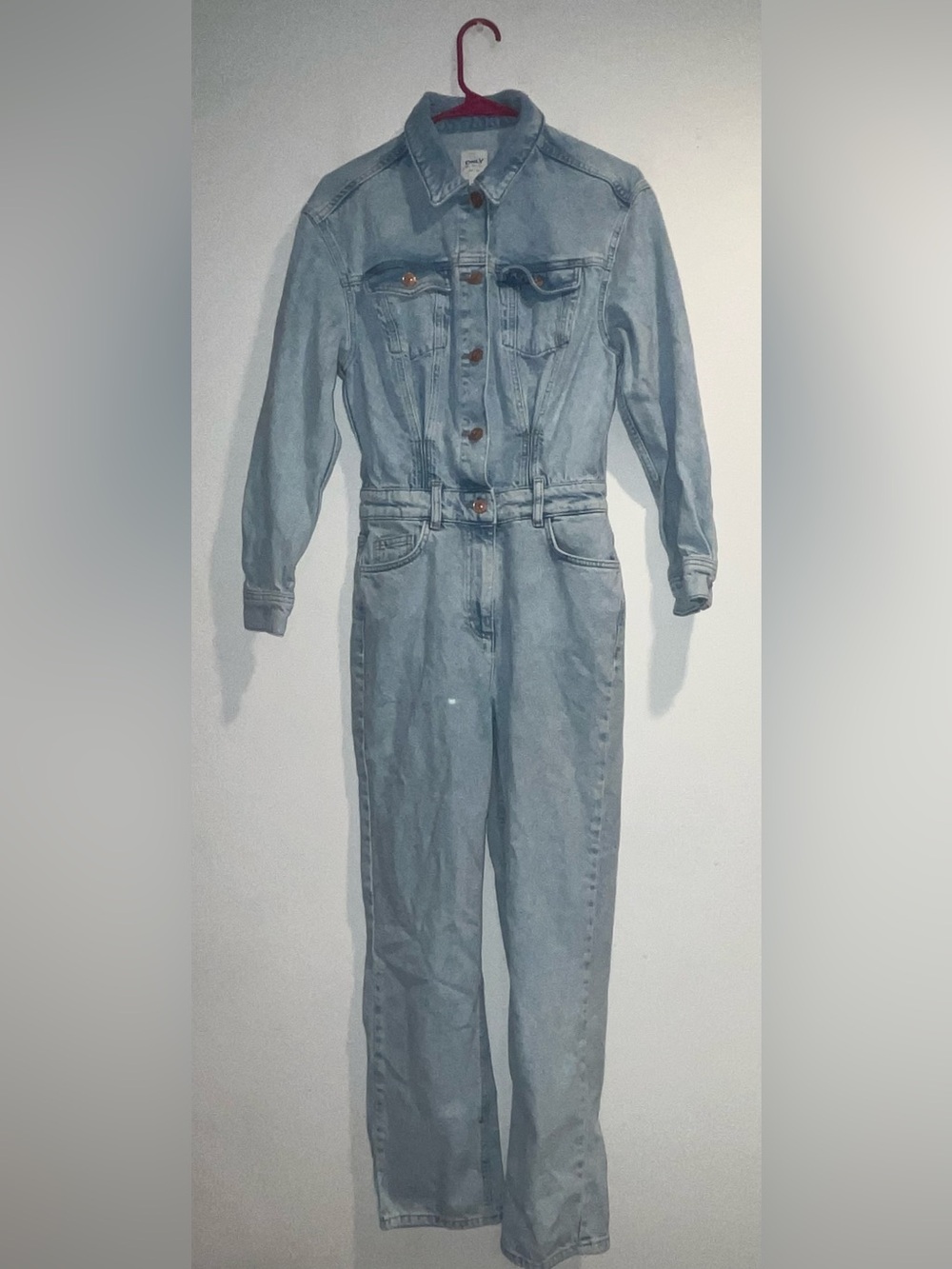 ONLY Denim light wash jumpsuit